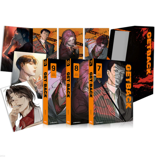 Get Back Vol. Set speciale 7-9 custodia per libri fumetto coreano Webtoon Manhwa