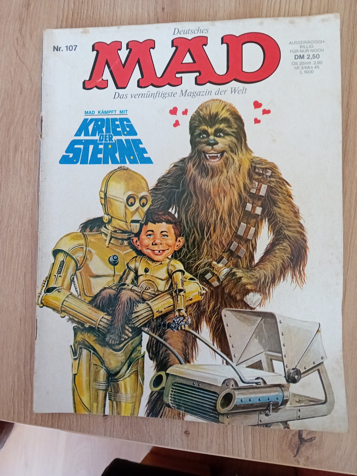 MAD COMIC n.107 / 1978 "MAD combatte con la guerra delle stelle"