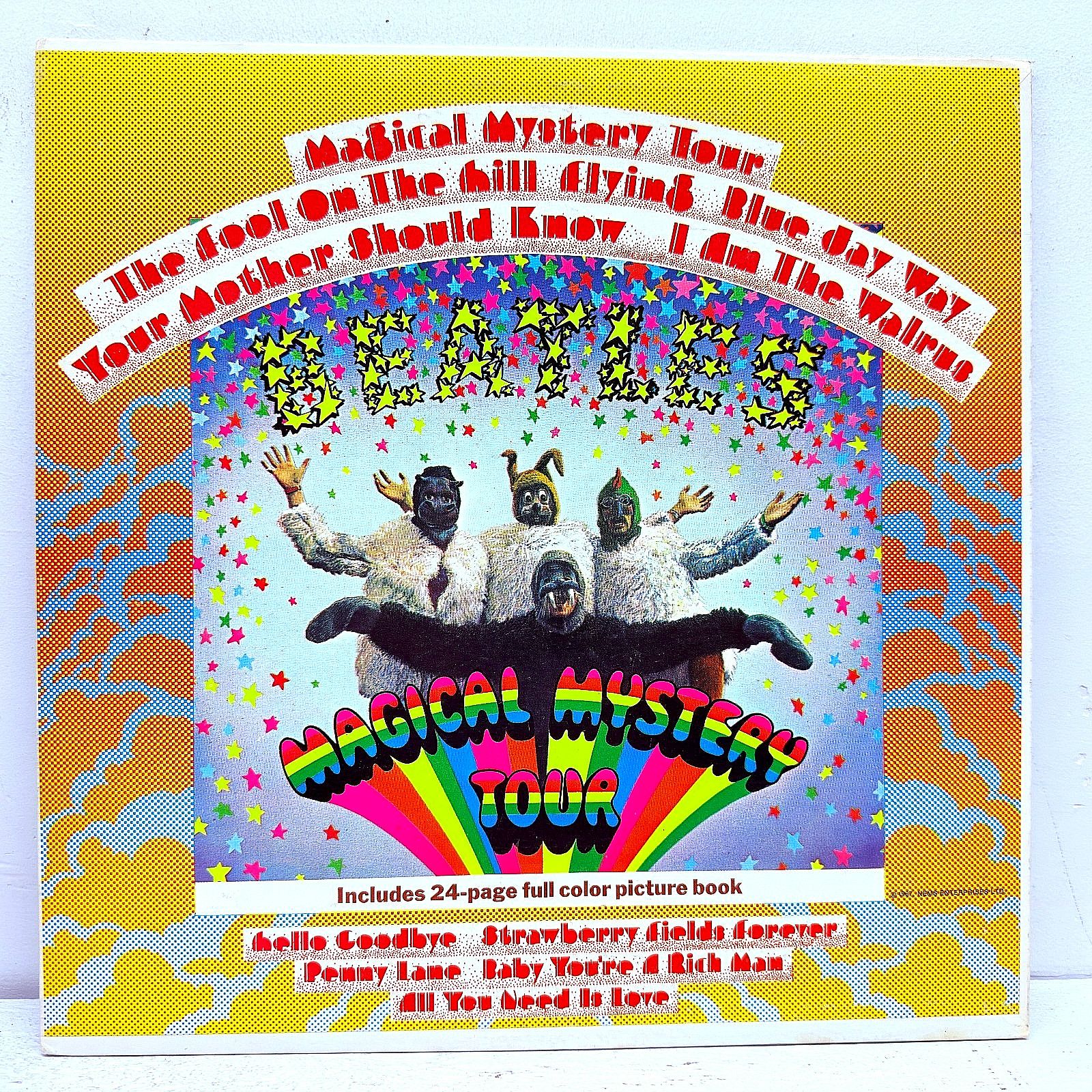The Beatles Magical Mystery Tour 1967 Capitol Vinyl LP Stereo SMAL-2835 Booklet
