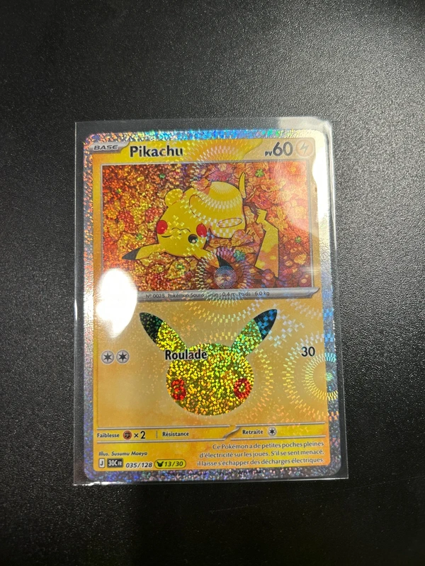 Pikachu 13/30 série 30 ans 35/128
