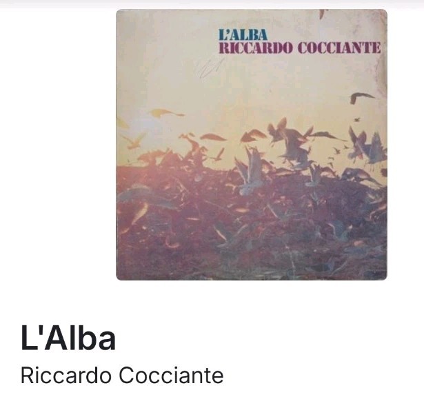 Riccardo Cocciante L'AlbaRiccardo Cocciante Lp 33 Vinile