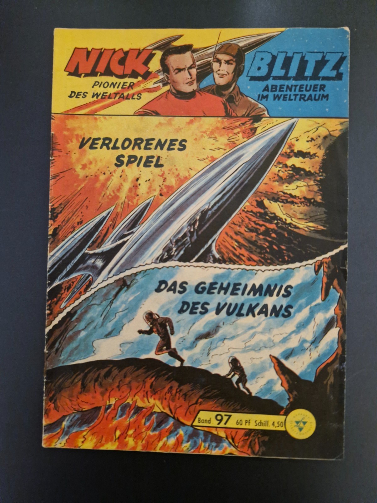 Quaderno fumetto Nick n.97 (originale Lehning) Z1-2 con francobollo da collezione
