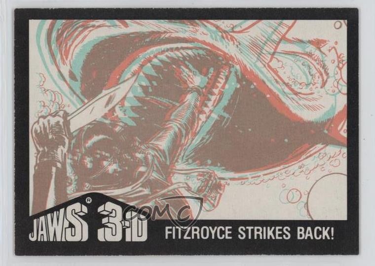 1983 Topps Jaws 3-D Fitzroyce Strikes Back! #38 10ou