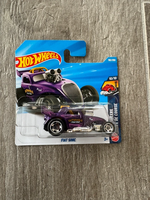 Fiat 500c custom 1/64 Hot Wheels