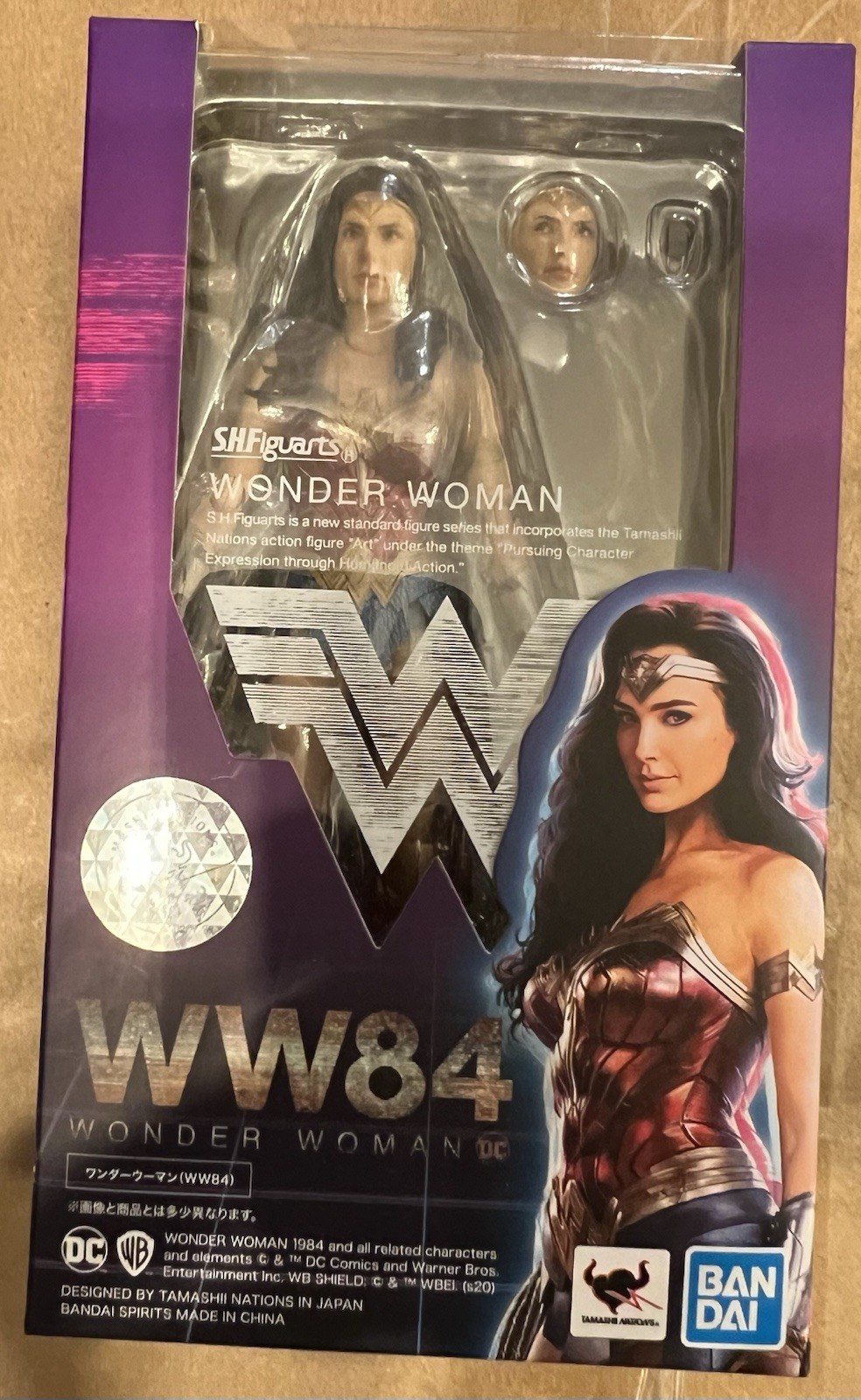 Bandai Tamashii S.H. Figuarts WW84 Wonder Woman 1984 DC Comics Figurina NUOVO SIGILLATO