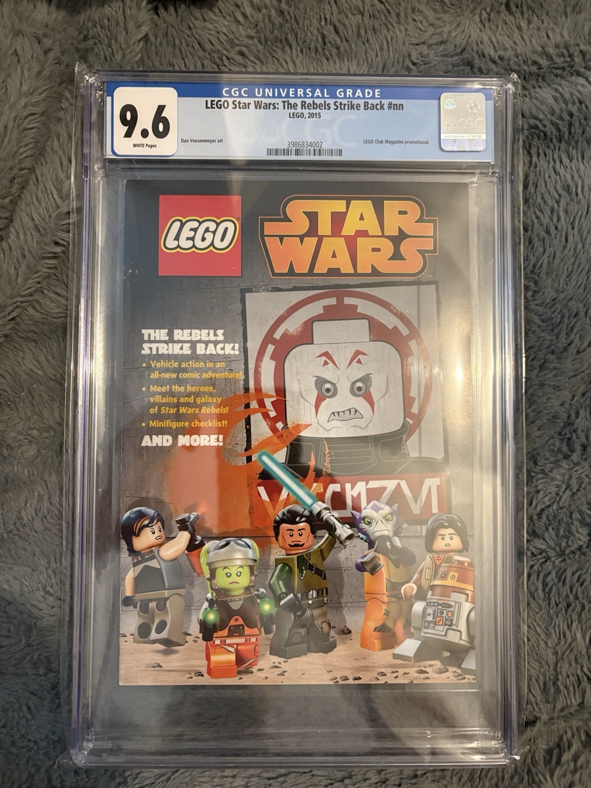 Lego Star Wars Rebels Strike Back CGC 9.6 2015 Kanan fumetto 1° Sabine Wren Ezra