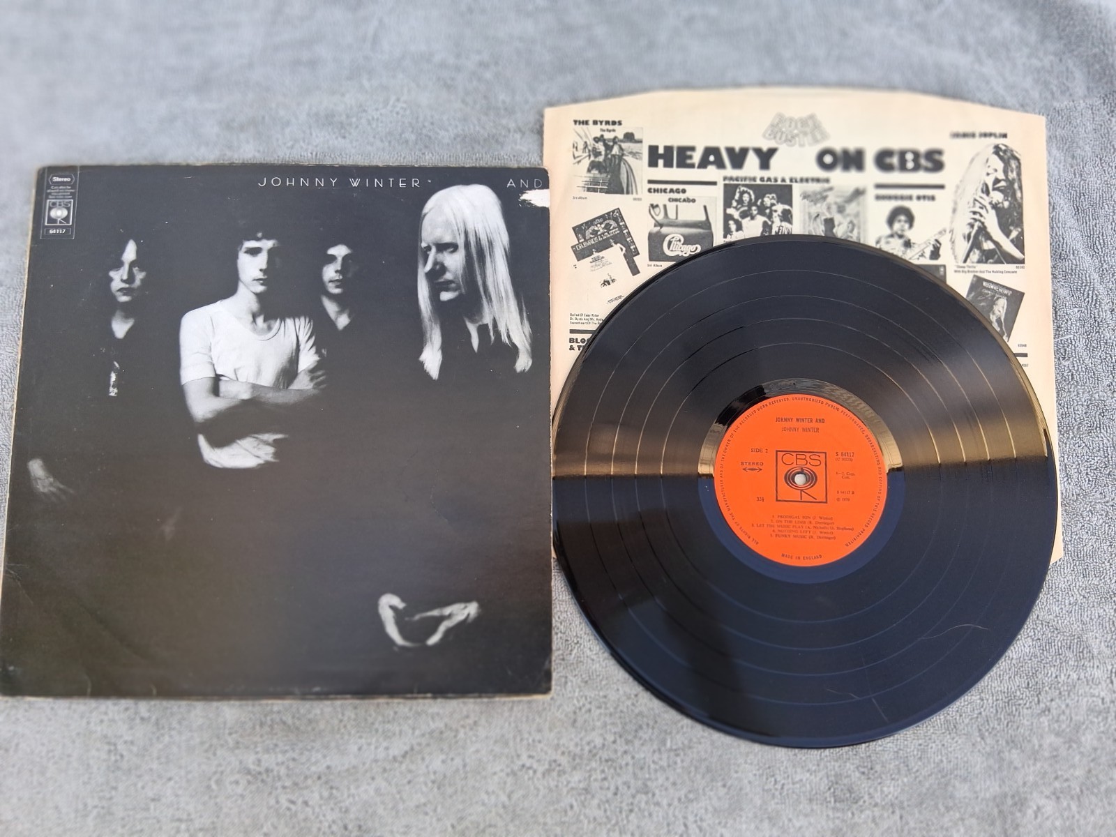 Johny Winter - Johnny Winter And -  1970 - IMPORT - CBS S64117 W/Inner Sleeve VG