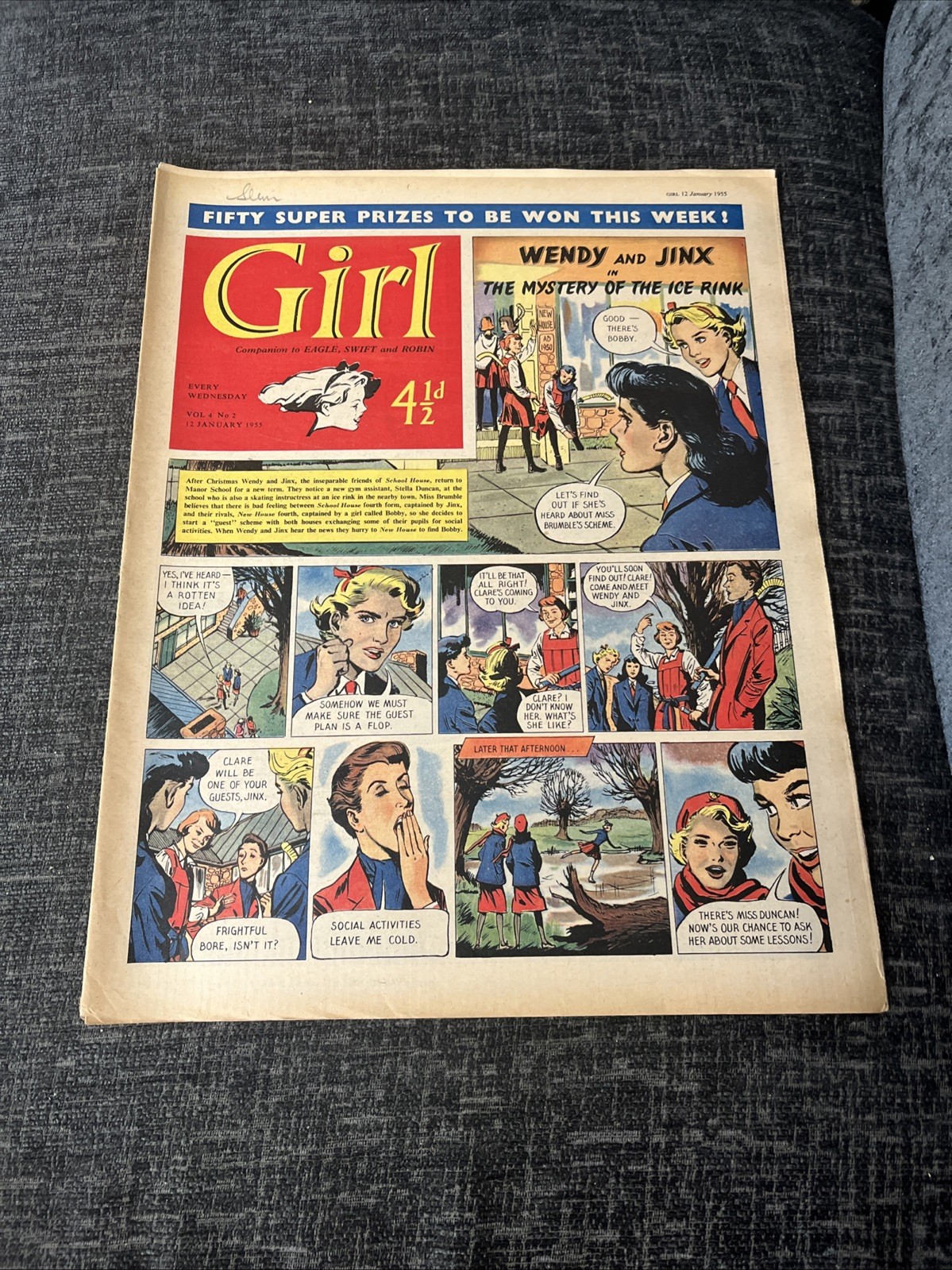 Girl Comic - Vol 4 No 2 - 12 January 1955