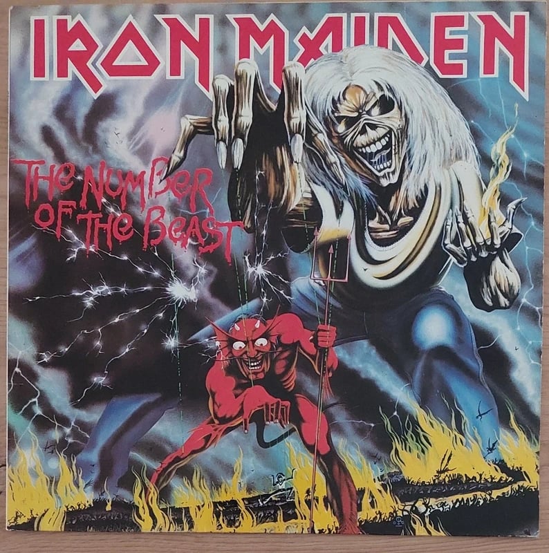 Iron Maiden - The Number of the Beast 1982 Vinyl LP *TOP*
