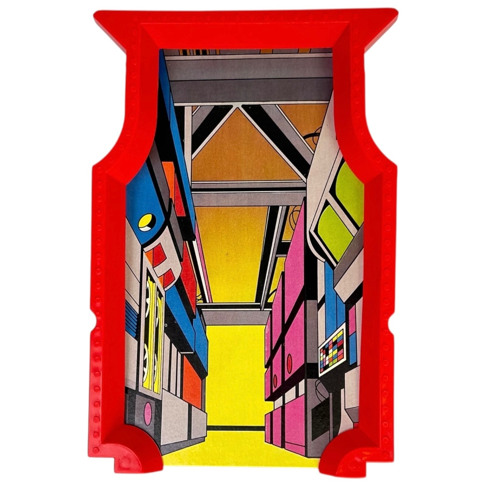 Playset Vintage Super Powers Hall of Justice Arco Porta Arco Parte 1984