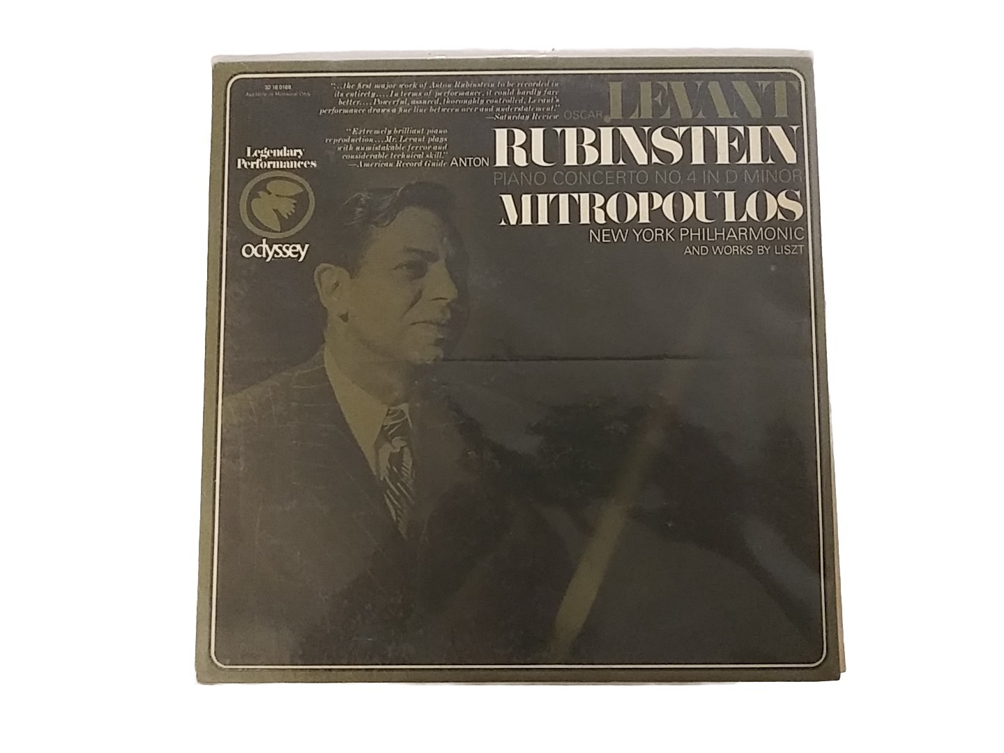 LP Oscar Levant Anton Rubinstein Dimitri Mitropoulos New York Philharmonic LISZT