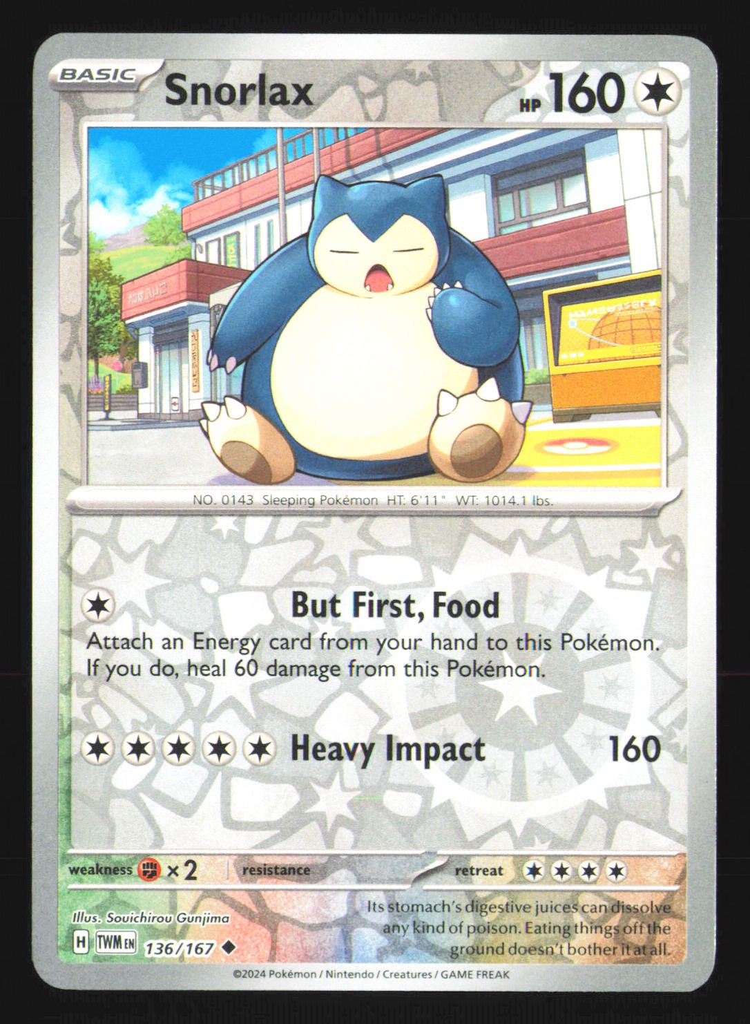 SV06: Twilight Masquerade #136/167 Snorlax