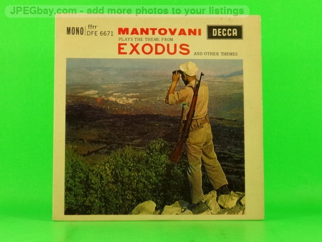 MANTOVANI AND HIS ORCHESTRA EXODUS AND OTHER THEMES (151) 4 Track 7" Single incl