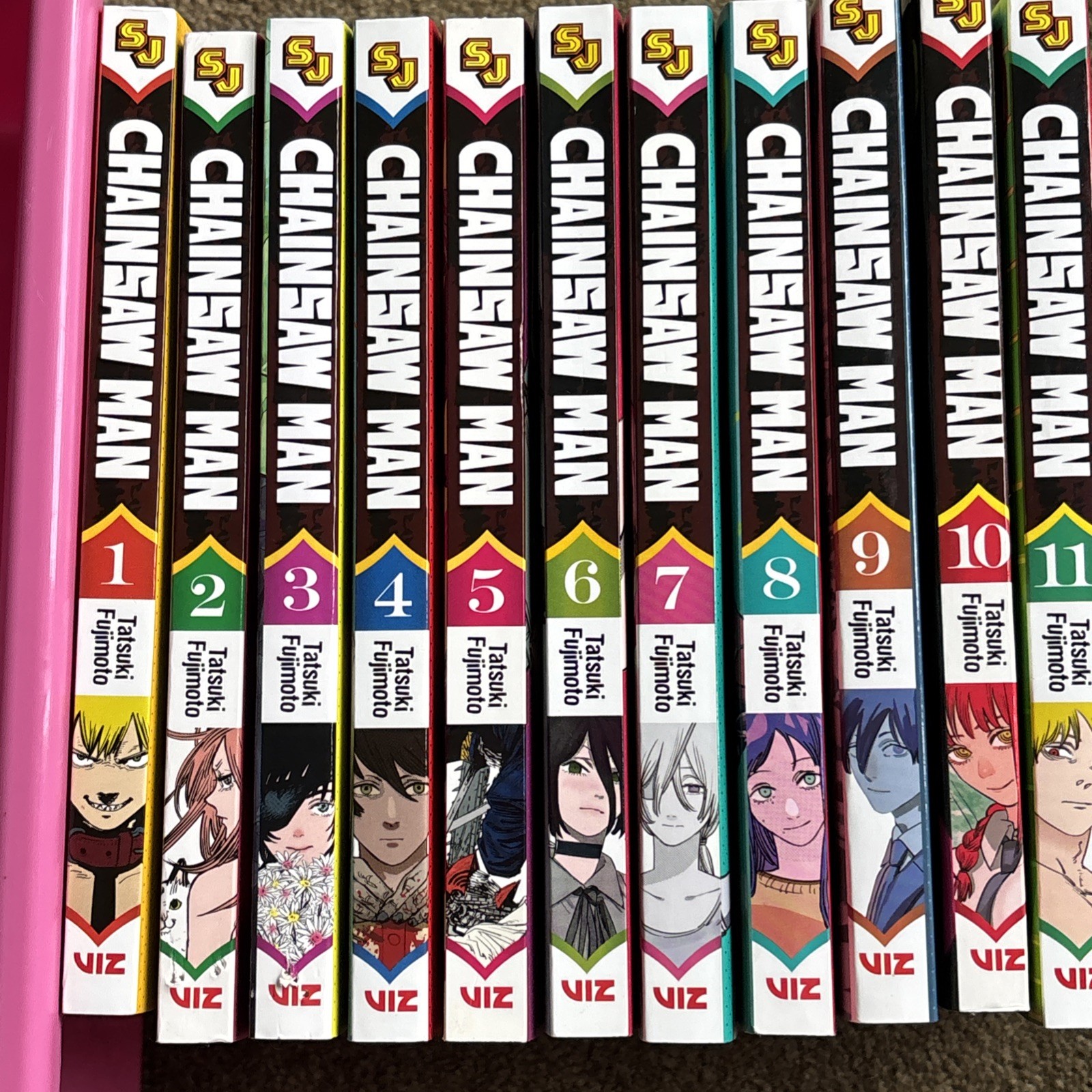 Lotto manga uomo motosega vol. 1-11 inglese Tatsuki Fujimoto VIZ