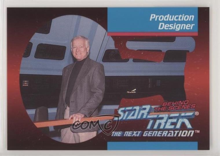 SkyBox Star Trek: The Next Generation Behind Scenes Production Manager 1993 1m8