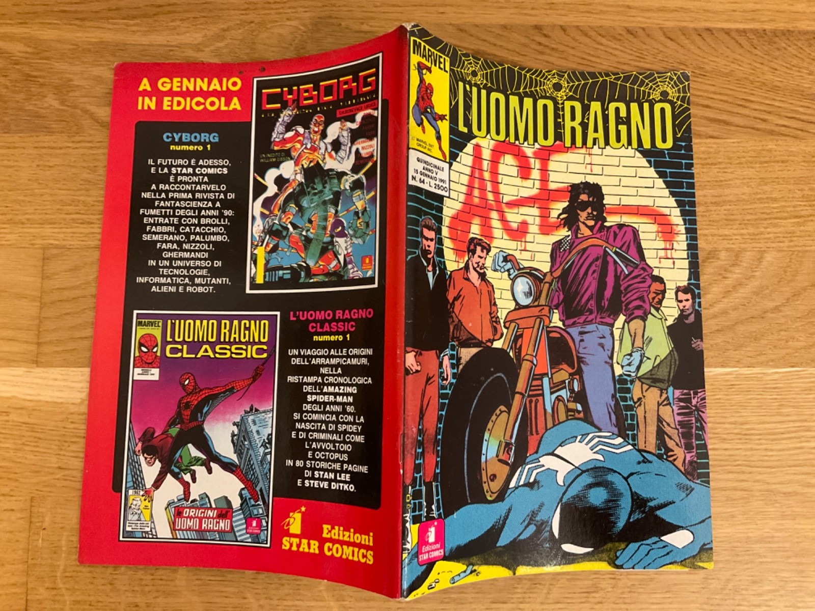 L’UOMO RAGNO n. 64  - 1991 STAR COMICS  - SPIDERMAN MARVEL