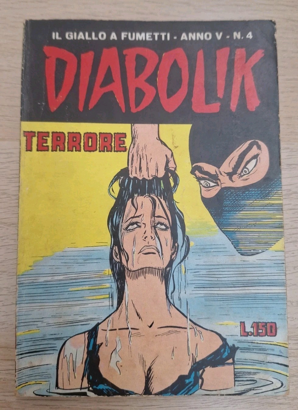 DIABOLIK ANNO V-5°, N. 4 ORIGINALE 1966