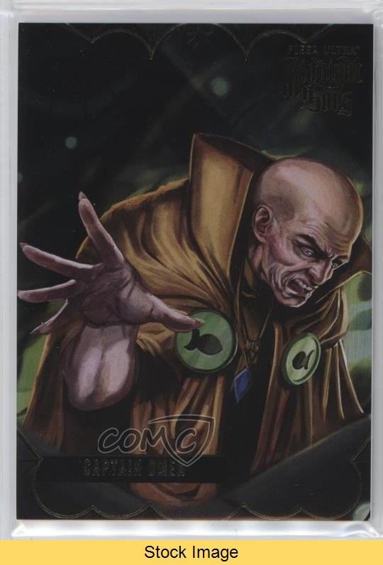 2023 Fleer Ultra Midnight Sons Gold Rainbow Captain Omen #72 LEGGI 1f7a