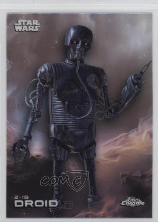 2025 Topps Chrome Star Wars rifrattore 2-1B droide #101 9et