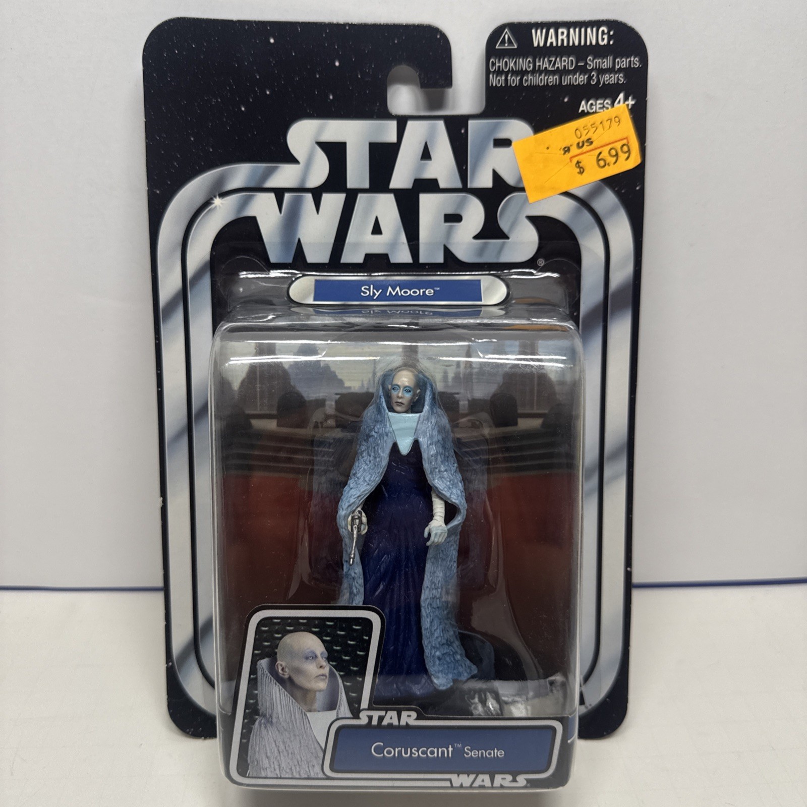 Star Wars Episodio I SLY MOORE Coruscant Senato 2005 Hasbro Star Wars
