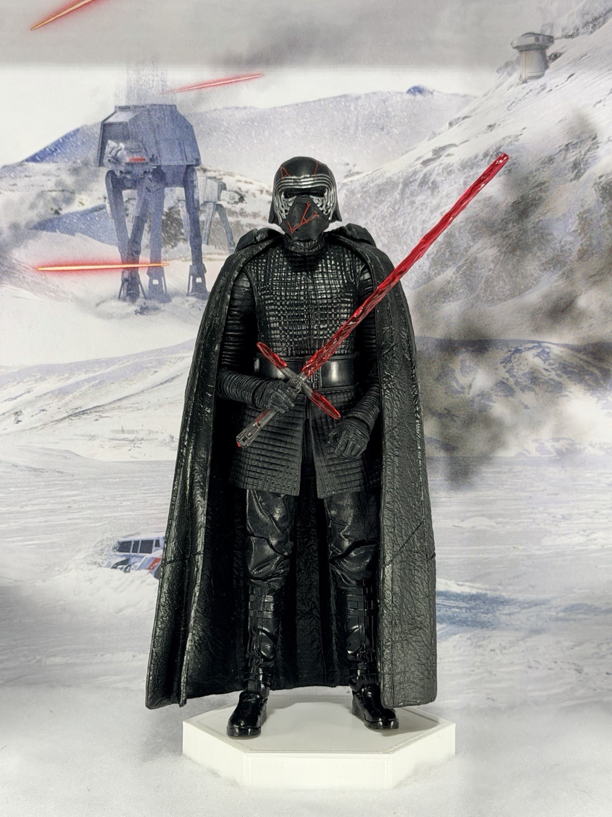 Hasbro Star Wars Modellino Serie Nera Leader Supremo Kylo Ren scala 6"