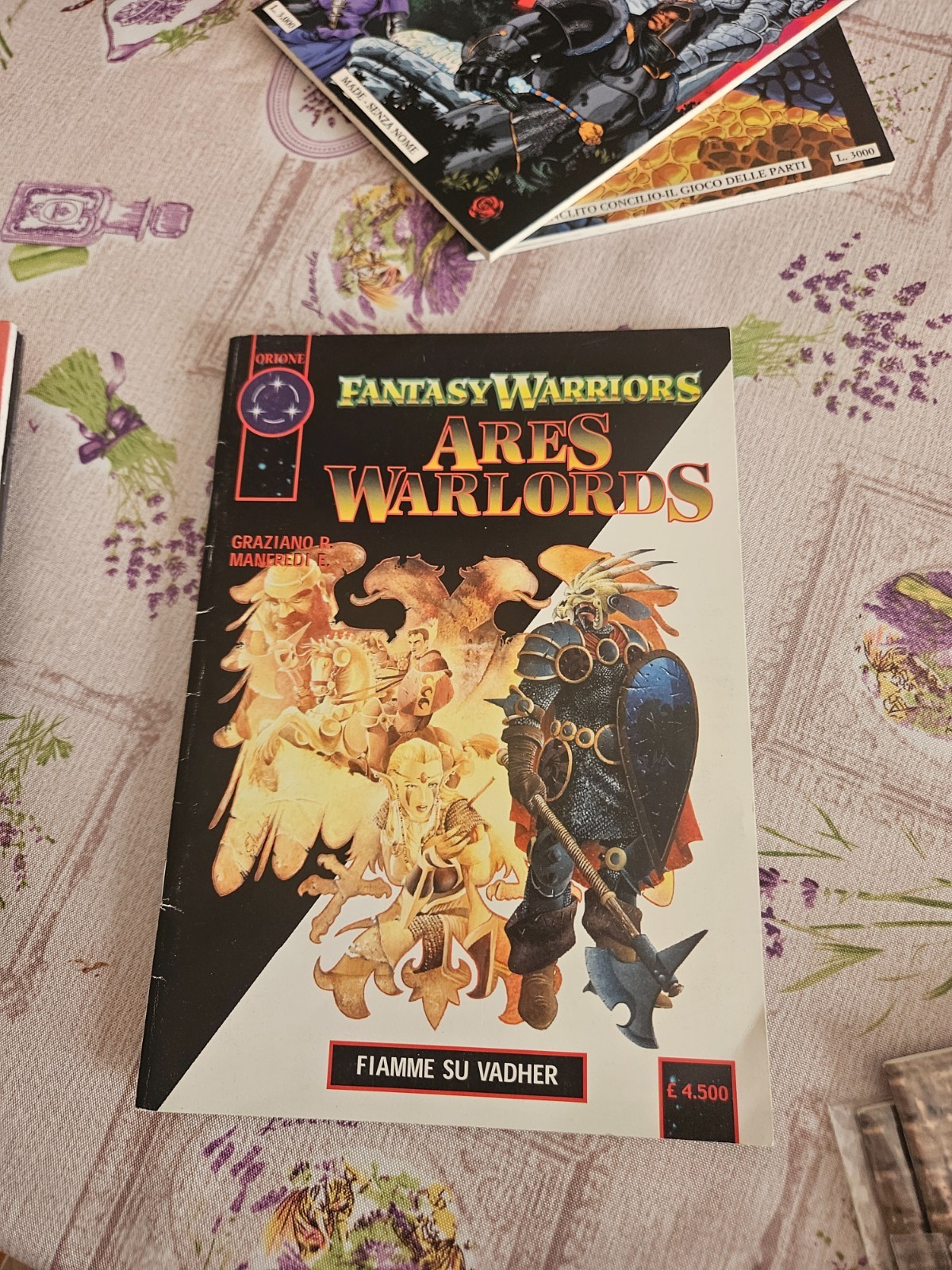 FANTASY WARRIORS ARES WARLORDS FIAMME SU VADHER
