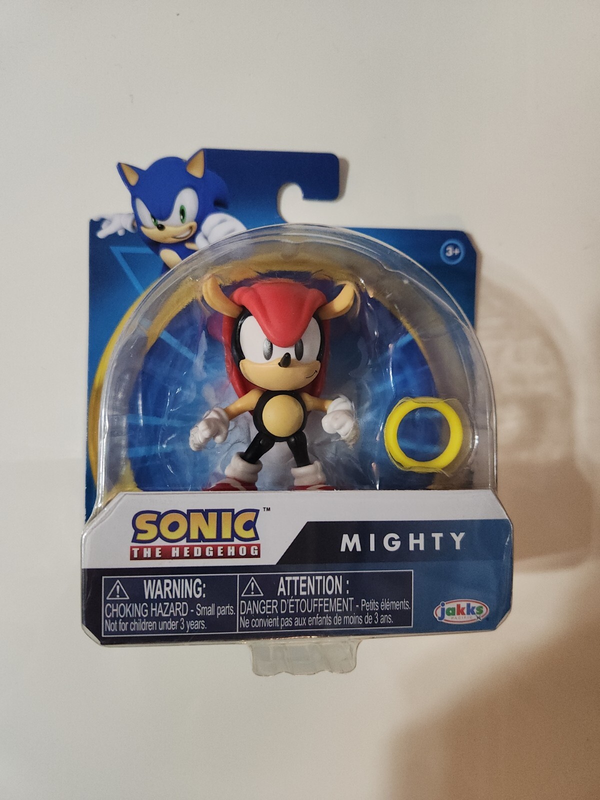 Sonic the Hedgehog 2,5" MIGHTY Action Figure Power Ring Jakks Pacific Armadillo
