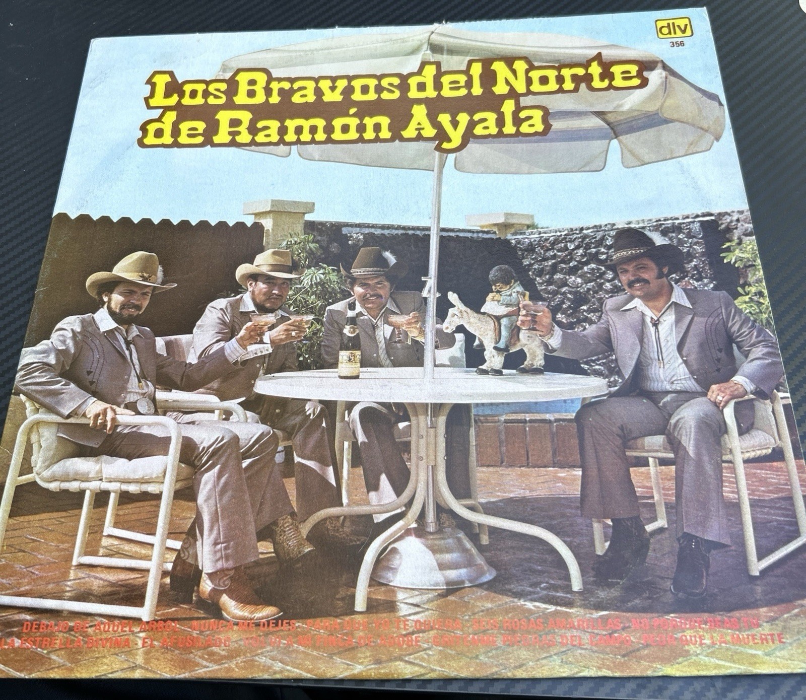 Los Bravos del Norte de Ramon Ayala 1986 DLV 356 Mexico Vinyl LP Norteño