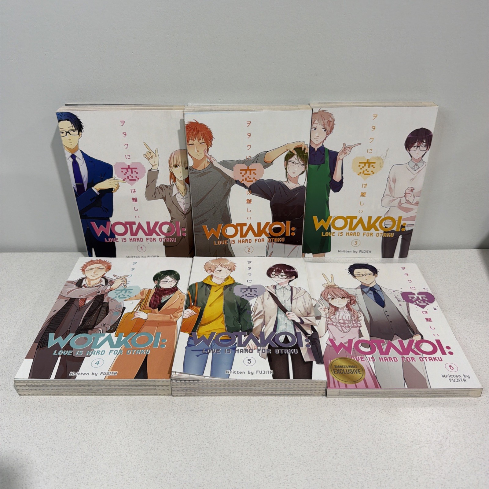 Wotakoi: L'amore è difficile per Otaku Vol. 1-6 manga inglese di Fujita