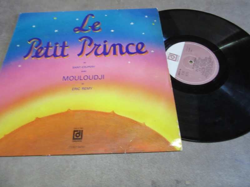 vinyle 33 tours le petit prince saint exupery  mouloudji  eric remy