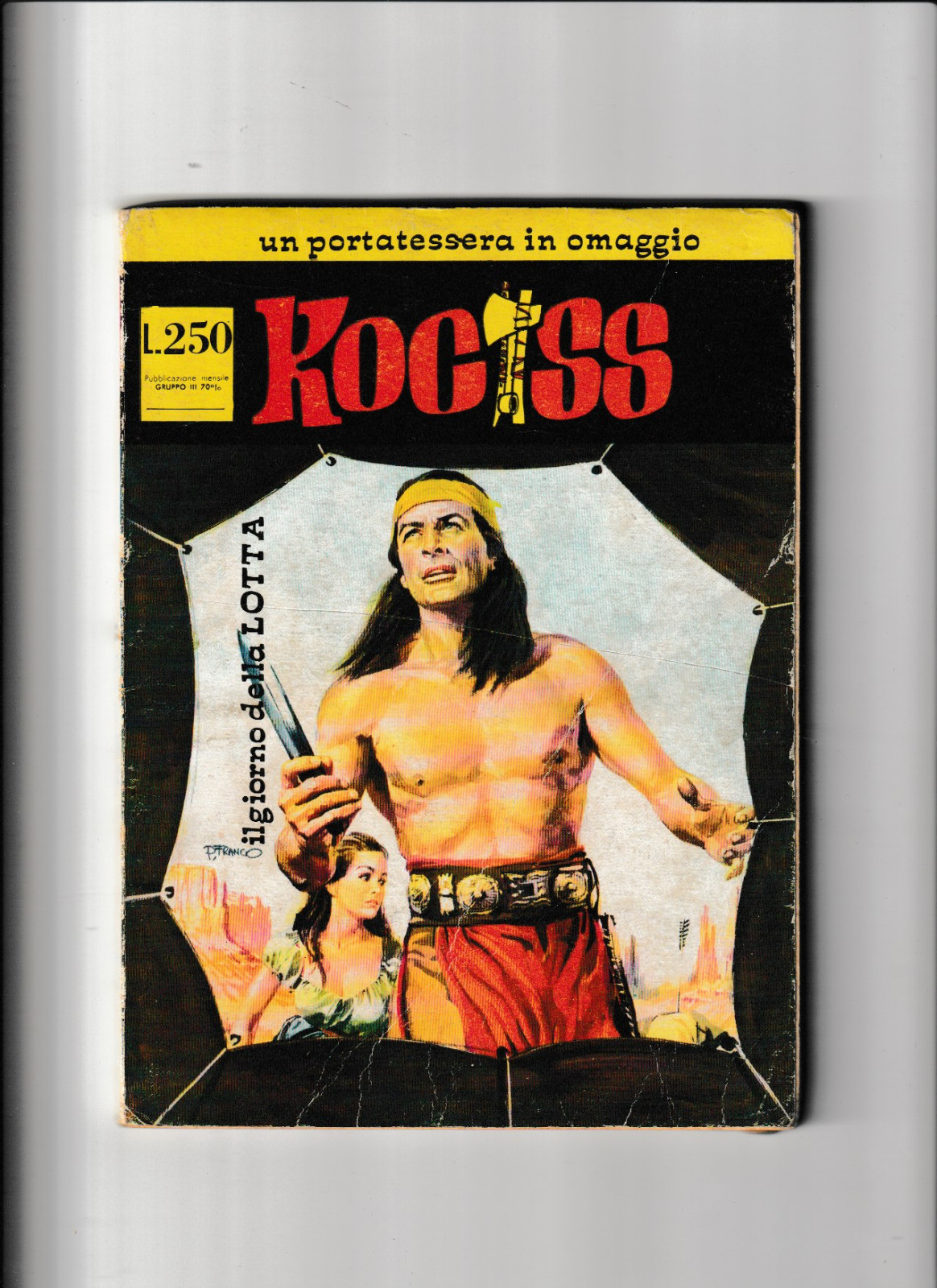 fumetto western kociss prima serie numero 3 edizioni sge spada ellepi 1972