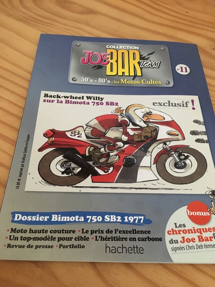Joe Bar Team 11  collection moto revue magazine 50's 80's les motos cultes