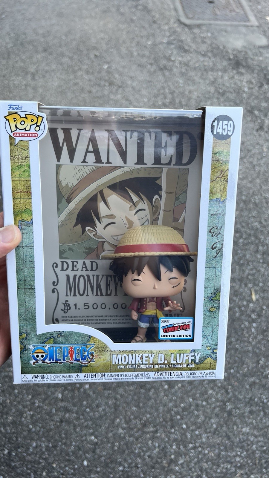 Funko Pop! Animation One Piece Monkey D. Luffy #1459 NYCC 2023 Ed. Limitata