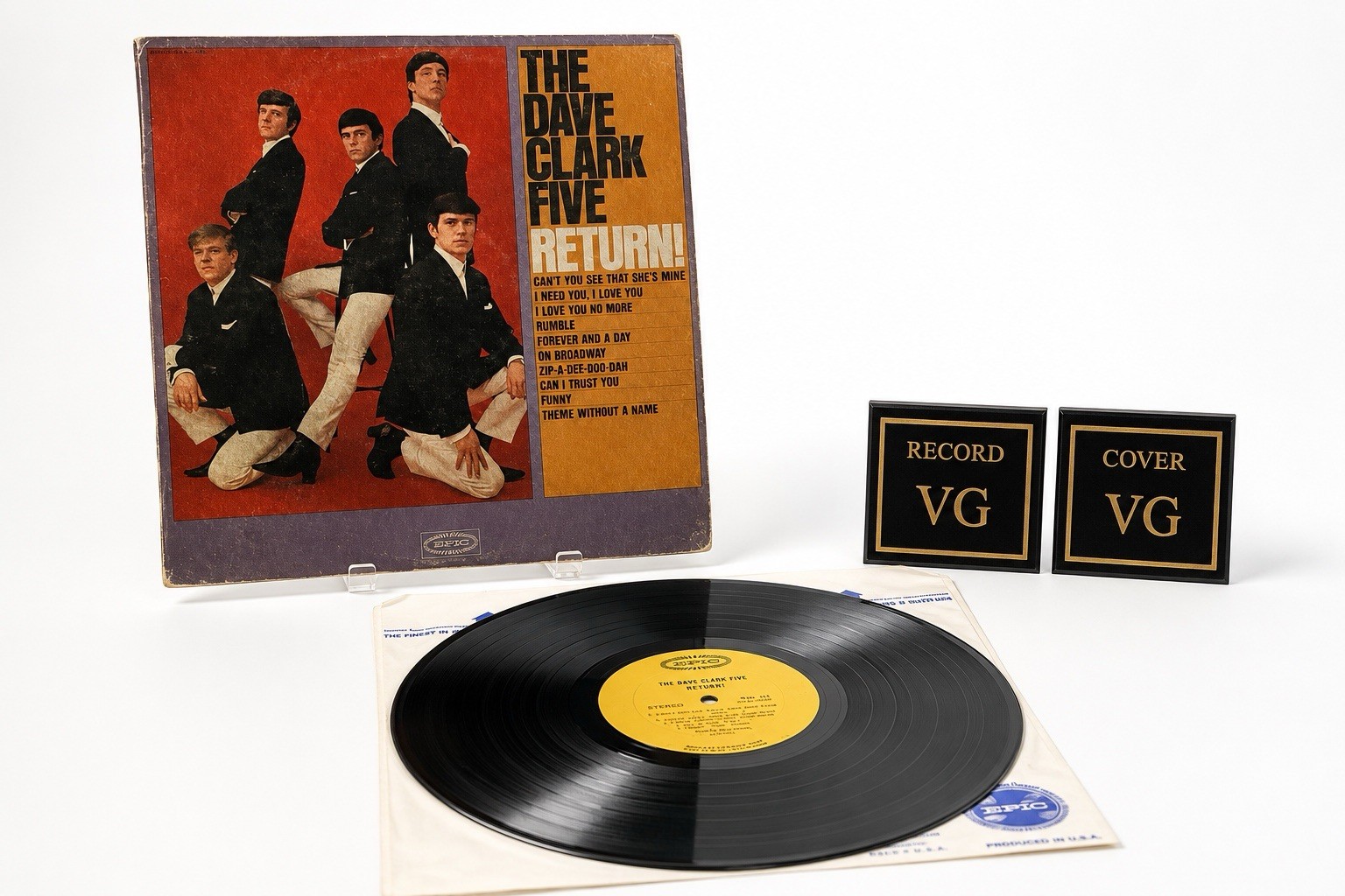 The Dave Clark Five The Dave Clark Five Return! VG/VG Ultrasonic Clean