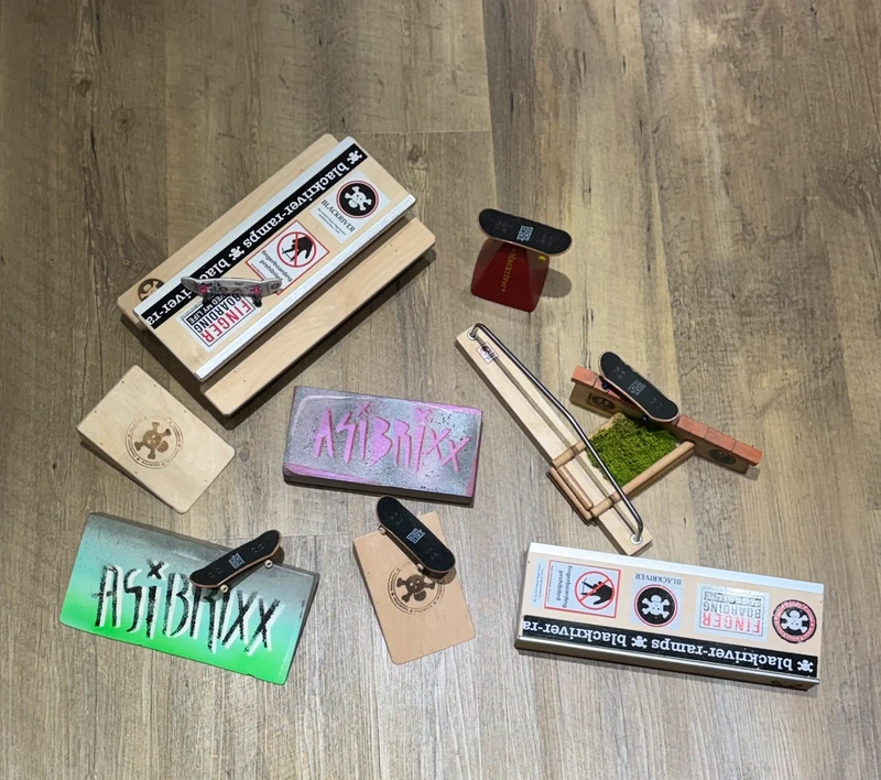 Komplett Paket mit Fingerboard Rampen + Extras
