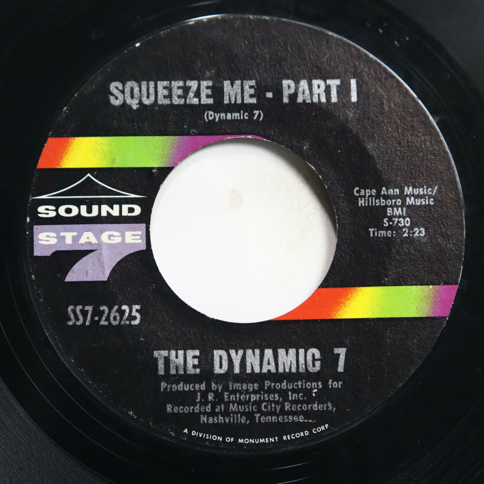 THE DYNAMIC 7 - SQUEEZE ME PART 1 & 2 - SOUL 45