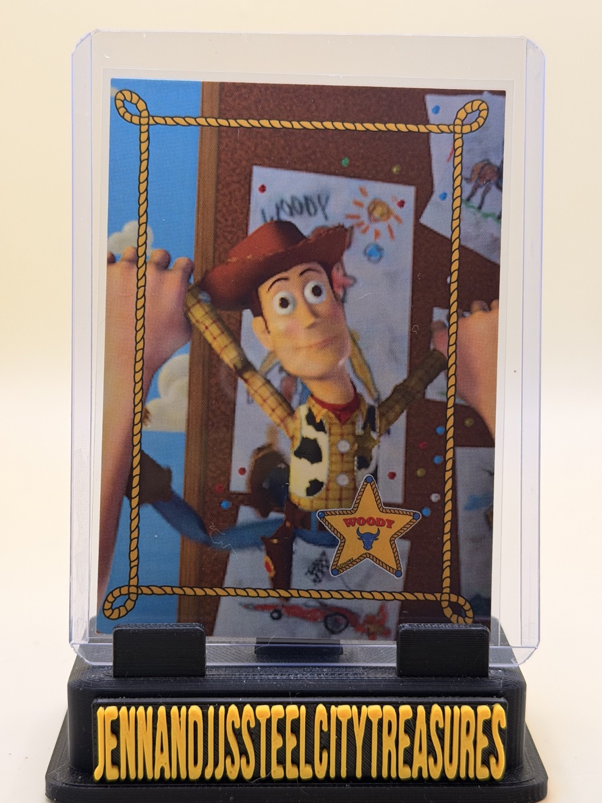 1995 Disney Toy Story SkyBox #44 Let's Wrangle Up The Cattle Woody Sheriff