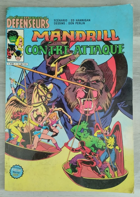 Livre Les Défenseurs Tome 7 Mandrill Contre-Attaque 1983