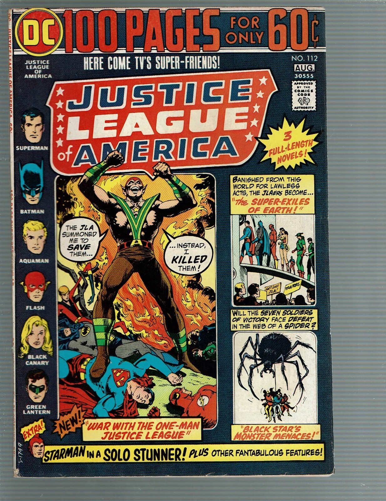 Justice League of America 112 Amazo Attacks 7 Soldati della Vittoria 100 pgs F/VF