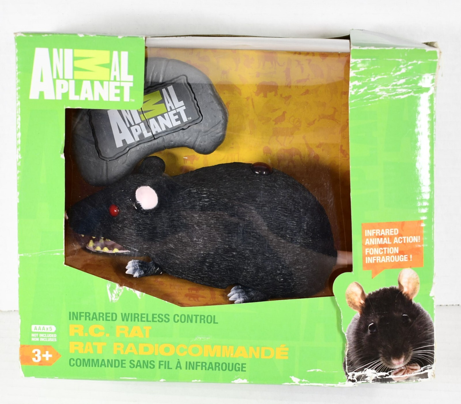 🐀RC Rat 2011 Animal Planet Toys R Us Exclusive Infrared Wireless Control Unused
