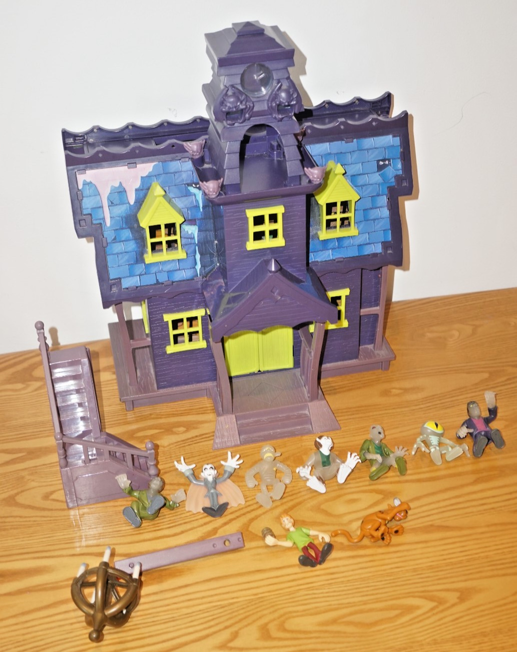 Scooby Doo rara villa stregata e 7 x figure mostro scarso bagliore nel buio
