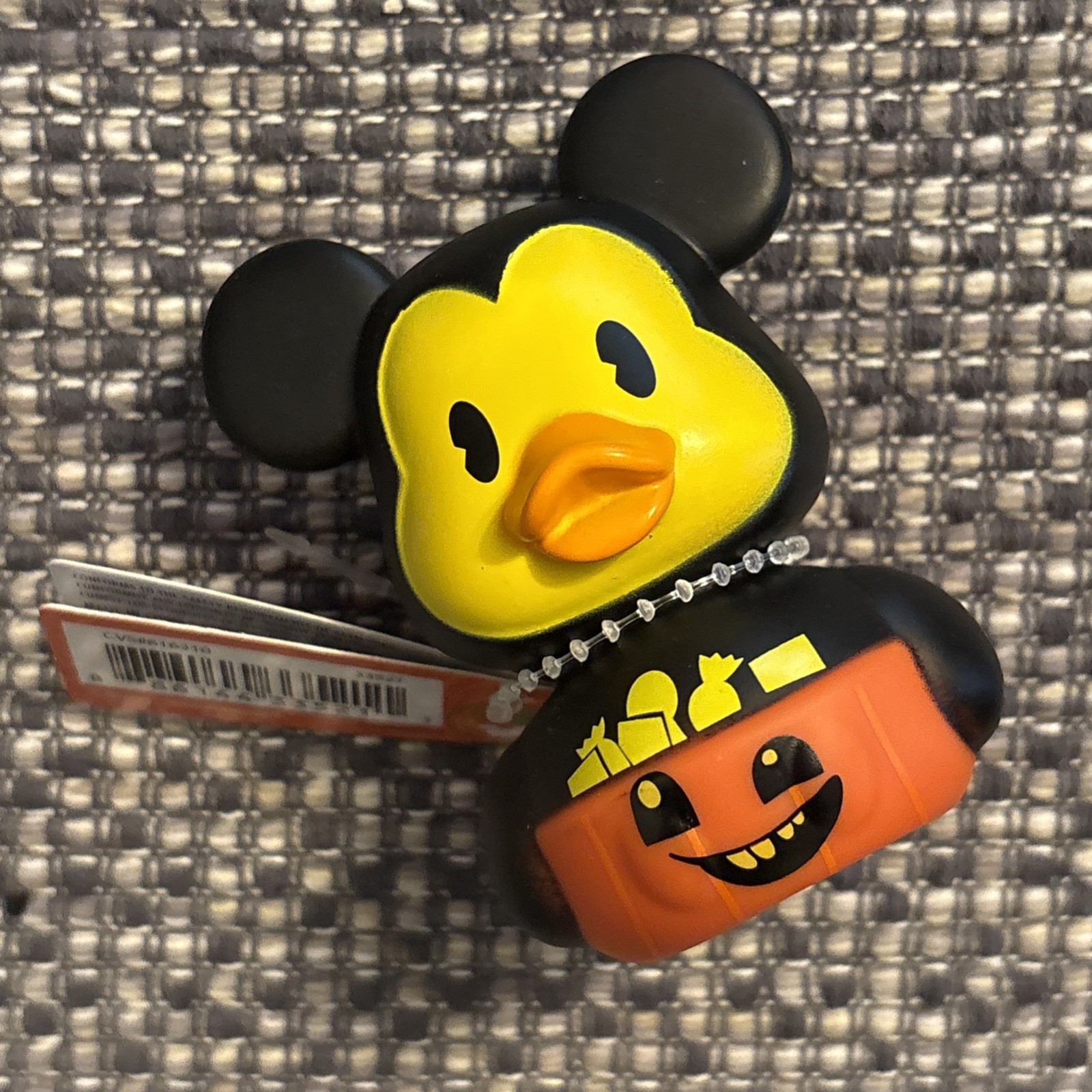 NewDisney Duckalooz Topolino Halloween 3" Anatra Gomma Bagno Jeep da Collezione