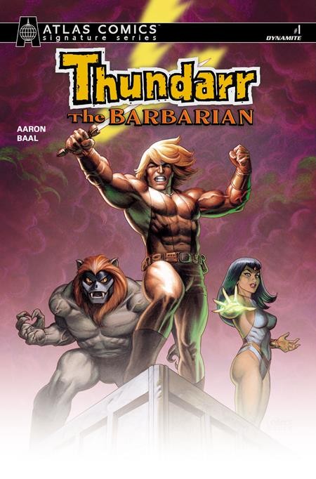 PREVENDITA Thundarr il Barbaro #1 Cvr H Joseph Michael Linsner Firmato 11/11