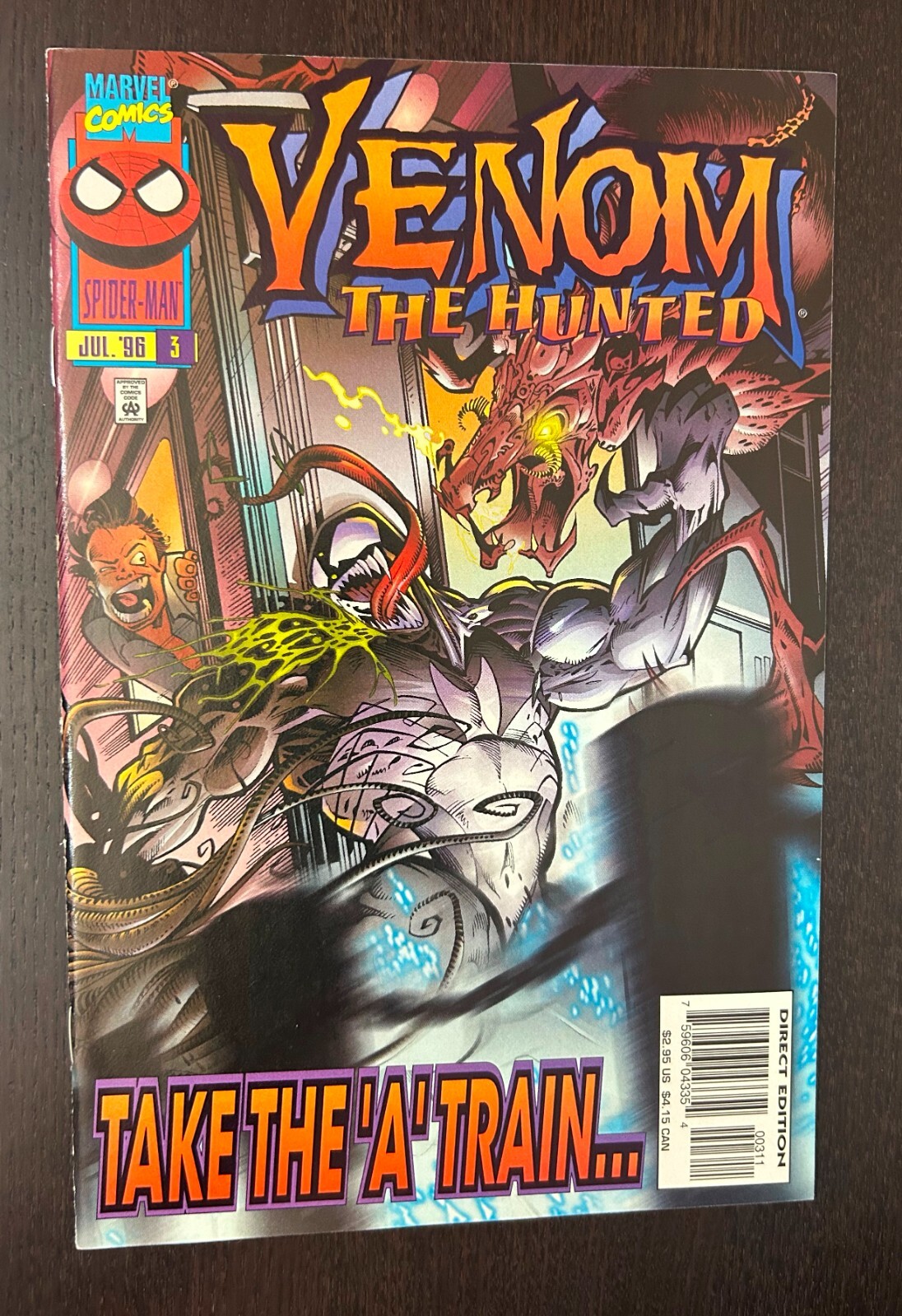 VENOM The HUNTED #3 (Marvel Comics 1996) -- NM-