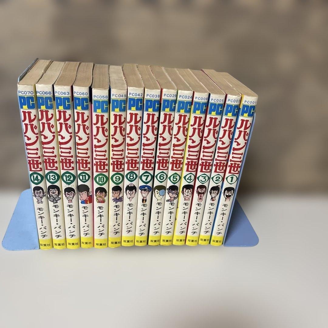 Lupin III Set Completo 14 Volumi Monkey Punch Power Comics Showa Retrò