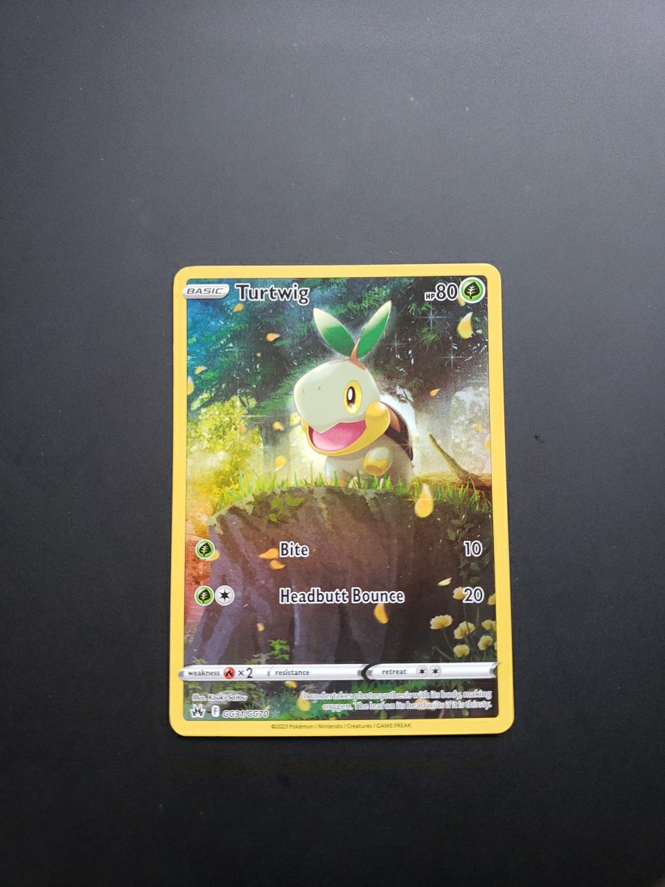 The Pokémon Company Turtwig GG31/GG70 Corona Zenith GG UR Full Art Holo EN - NM