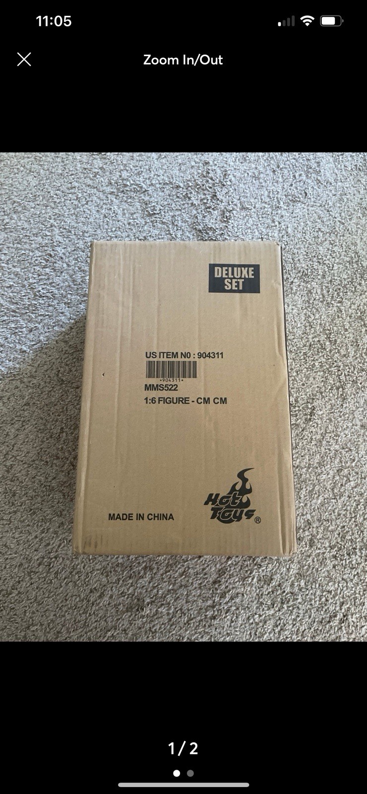 Hot Toys Modellino Captain Marvel versione Deluxe scala 1/6 12 pollici - MMS522