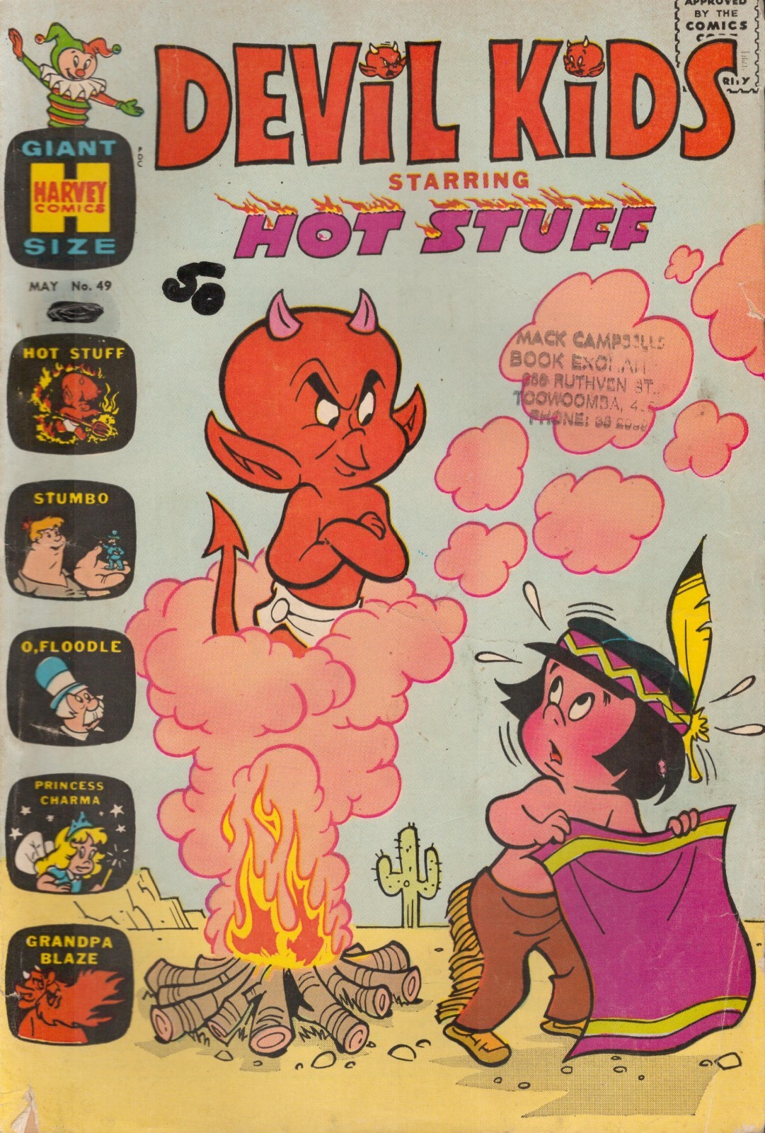 54534: HARVEY COMICS DEVIL KIDS STARRING HOT STUFF #49 grado VG