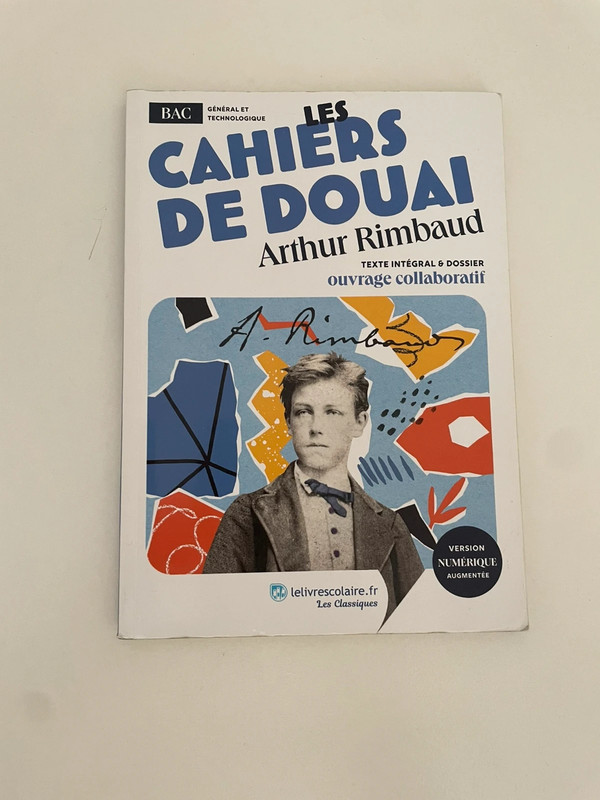 Livre « Les cahiers de Douai » d’Arthur Rimbaud