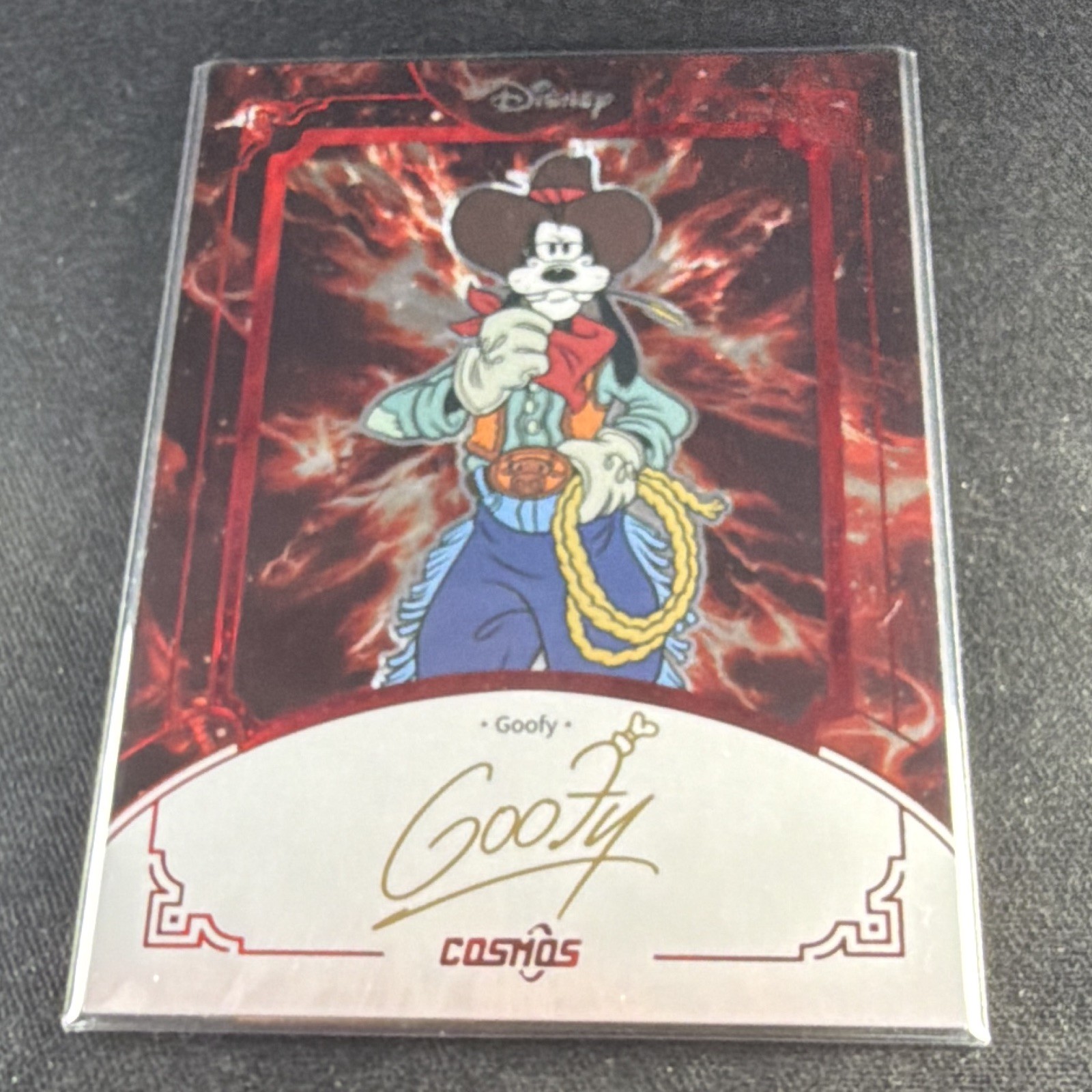 KAKAWOW COSMOS Disney Goofy Signature Hard Signed 09/75 Card CDT-SR-05 2025